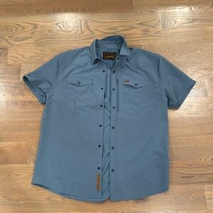 Howler Bros Large Blue Emerger Tech Shirt